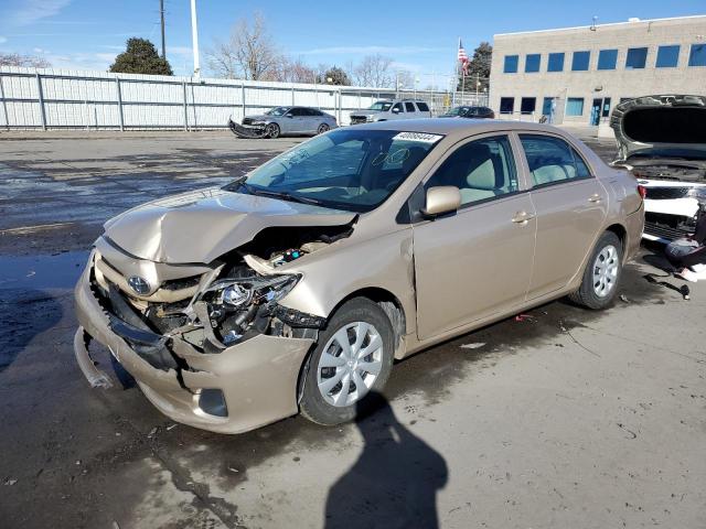 5YFBU4EE2CP020432 - 2012 TOYOTA COROLLA BASE GOLD photo 1