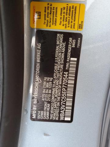 WBA3V7C55EP770544 - 2014 BMW 4 SERIES I SULEV BLUE photo 12