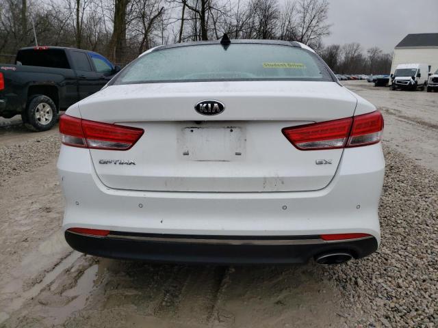 5XXGU4L32GG091894 - 2016 KIA OPTIMA EX WHITE photo 6