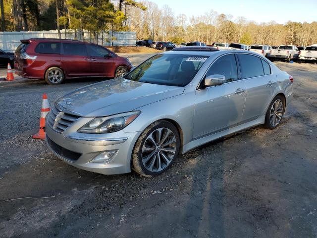 KMHGC4DH6DU242749 - 2013 HYUNDAI GENESIS 5.0L SILVER photo 1