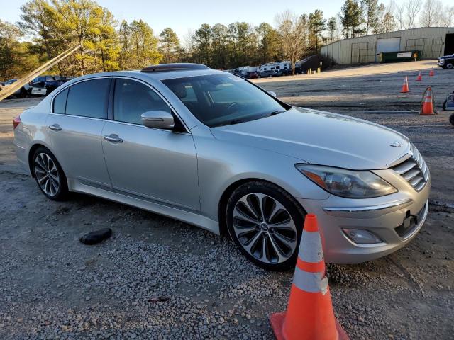 KMHGC4DH6DU242749 - 2013 HYUNDAI GENESIS 5.0L SILVER photo 4