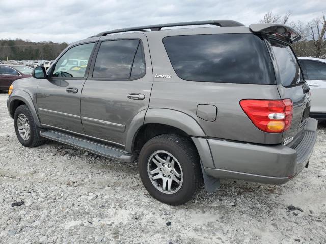 5TDZT38A83S181766 - 2003 TOYOTA SEQUOIA LIMITED GRAY photo 2