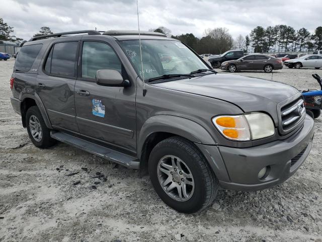 5TDZT38A83S181766 - 2003 TOYOTA SEQUOIA LIMITED GRAY photo 4