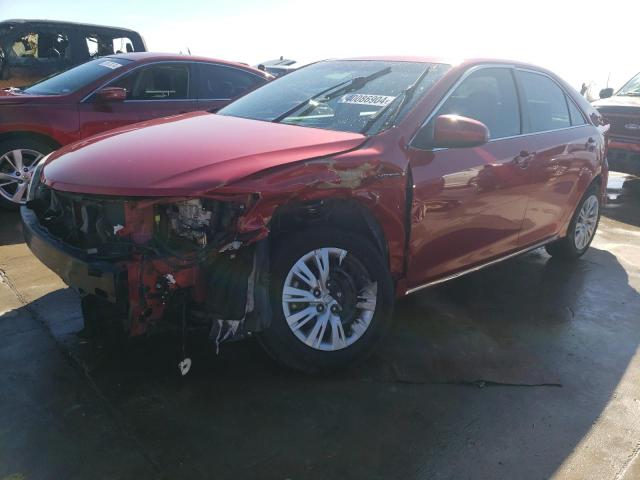 4T1BD1FKXCU009731 - 2012 TOYOTA CAMRY HYBRID RED photo 1