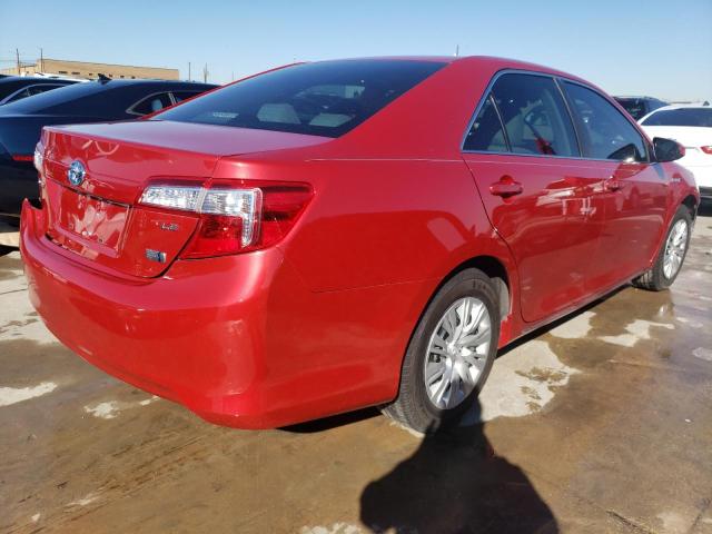 4T1BD1FKXCU009731 - 2012 TOYOTA CAMRY HYBRID RED photo 3