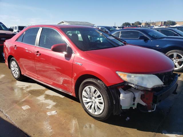 4T1BD1FKXCU009731 - 2012 TOYOTA CAMRY HYBRID RED photo 4