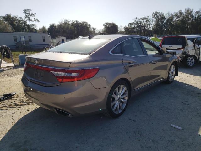 KMHFH4JG6DA243152 - 2013 HYUNDAI AZERA GLS GRAY photo 3