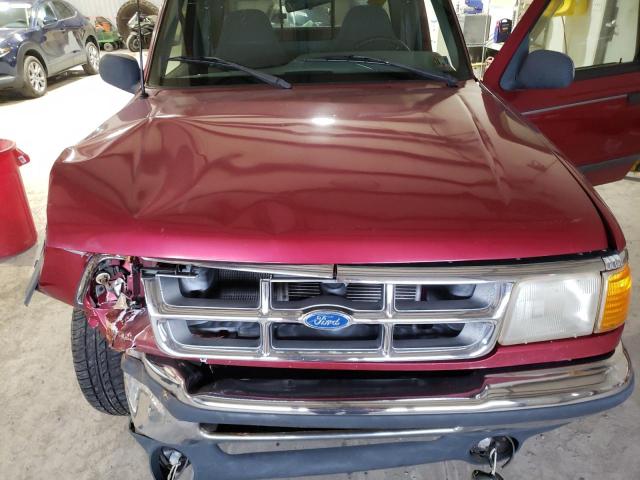 1FTCR15X5RTA63511 - 1994 FORD RANGER SUPER CAB RED photo 11