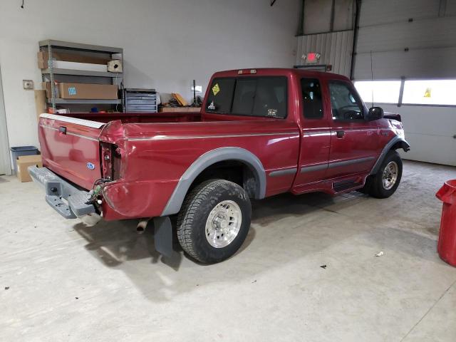 1FTCR15X5RTA63511 - 1994 FORD RANGER SUPER CAB RED photo 3