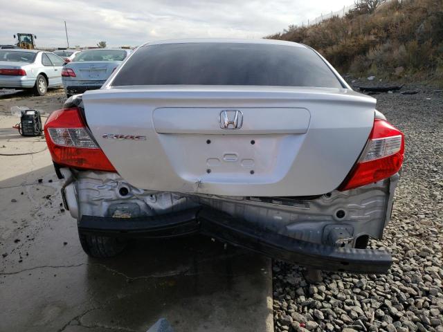 19XFB2F88CE319154 - 2012 HONDA CIVIC EX SILVER photo 6