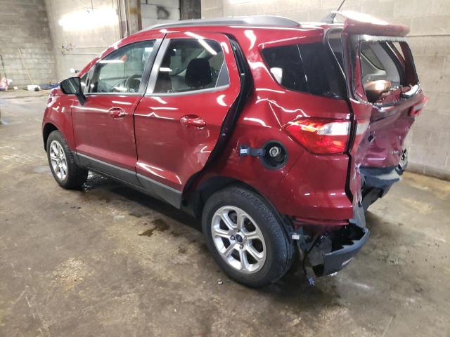 MAJ6S3GL2MC454850 - 2021 FORD ECOSPORT SE RED photo 2