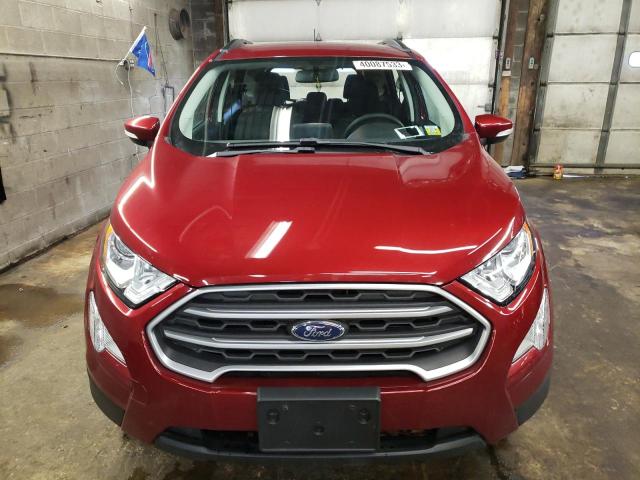 MAJ6S3GL2MC454850 - 2021 FORD ECOSPORT SE RED photo 5