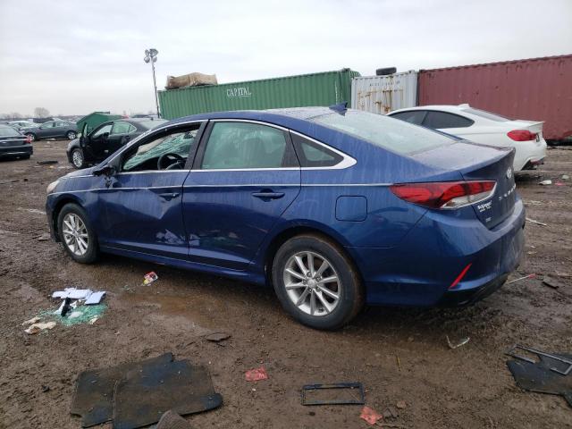 5NPE24AF7KH765450 - 2019 HYUNDAI SONATA SE BLUE photo 2