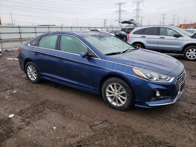 5NPE24AF7KH765450 - 2019 HYUNDAI SONATA SE BLUE photo 4