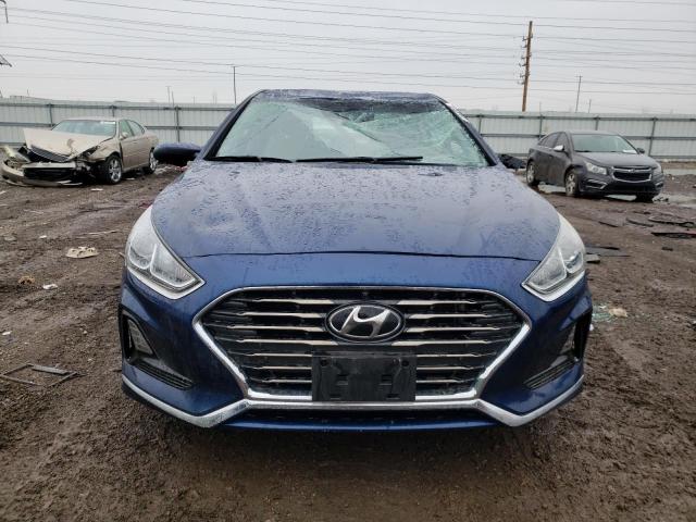 5NPE24AF7KH765450 - 2019 HYUNDAI SONATA SE BLUE photo 5