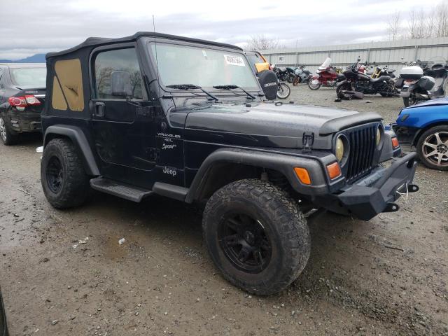 1J4FY19S7XP434764 - 1999 JEEP WRANGLER / SPORT BLACK photo 4