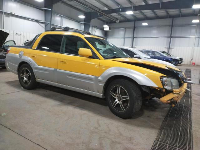 4S4BT61C536103925 - 2003 SUBARU BAJA YELLOW photo 4