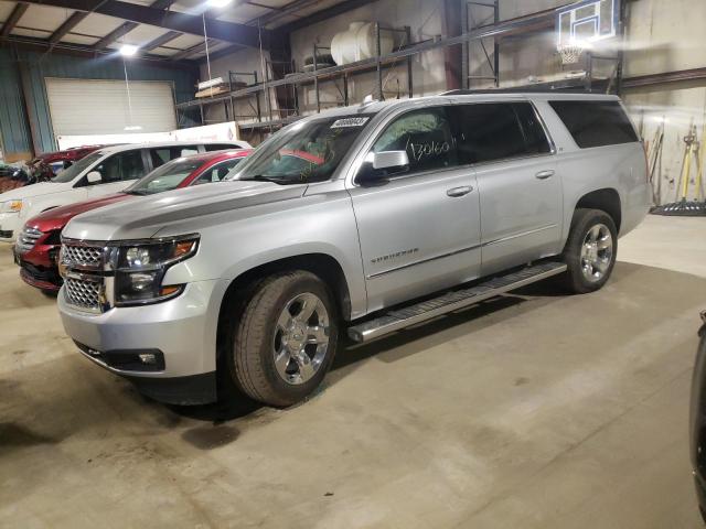 1GNSKHKC8HR196924 - 2017 CHEVROLET SUBURBAN K1500 LT SILVER photo 1