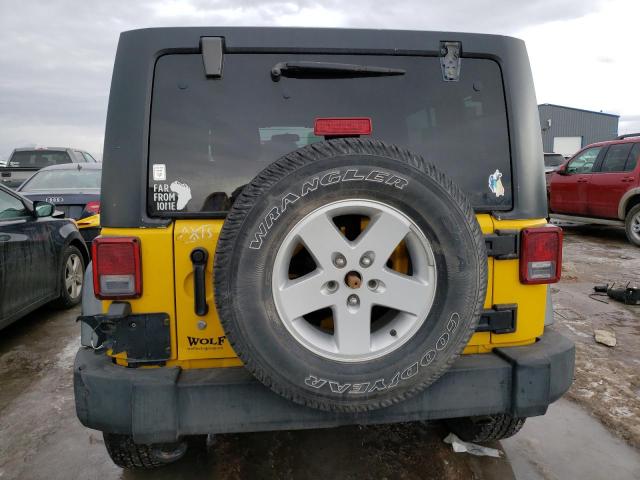 1J4BA3H19BL525767 - 2011 JEEP WRANGLER U SPORT ყვითელი ფოტო 6