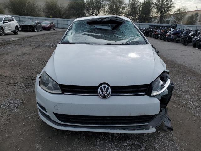 3VW2A7AU2FM032709 - 2015 VOLKSWAGEN GOLF TDI WHITE photo 5