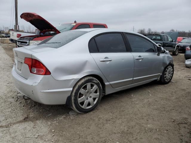 1HGFA16578L042998 - 2008 HONDA CIVIC LX SILVER photo 3