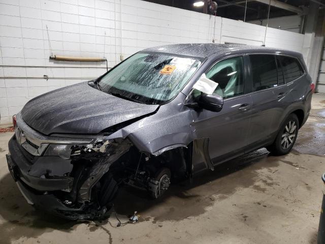 5FNYF6H30KB045155 - 2019 HONDA PILOT EX GRAY photo 1