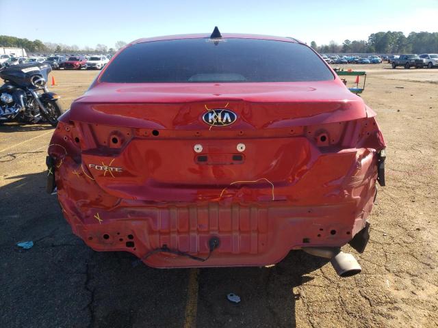 3KPF24AD1LE188035 - 2020 KIA FORTE FE RED photo 6