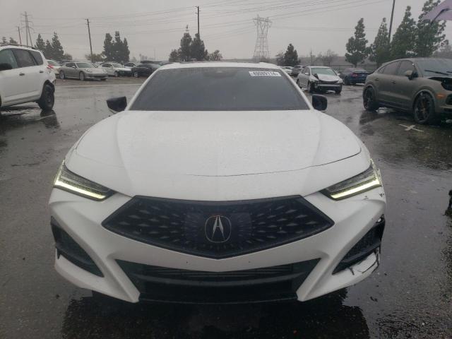19UUB5F52NA005408 - 2022 ACURA TLX TECH A WHITE photo 5