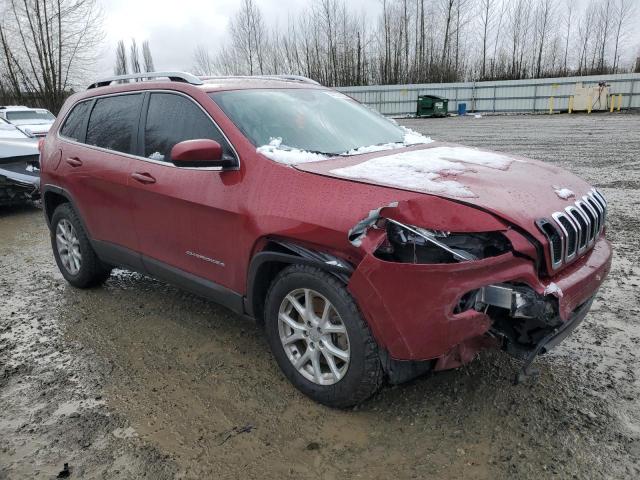 1C4PJMCBXHD237261 - 2017 JEEP CHEROKEE LATITUDE RED photo 4