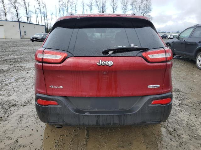 1C4PJMCBXHD237261 - 2017 JEEP CHEROKEE LATITUDE RED photo 6