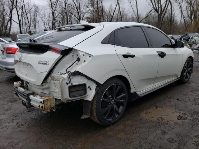 SHHFK7H99JU415366 - 2018 HONDA CIVIC SPORT TOURING WHITE photo 3