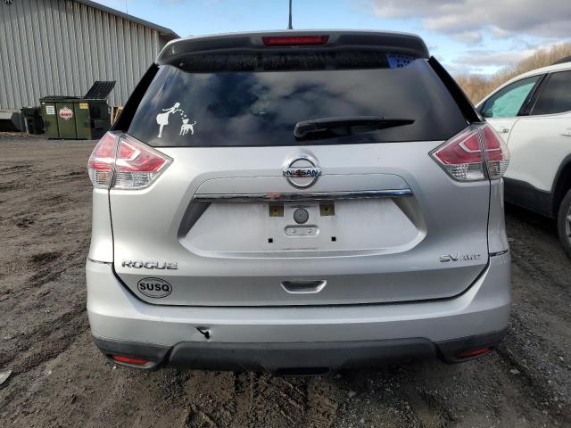 KNMAT2MV6GP610449 - 2016 NISSAN ROGUE S SILVER photo 6