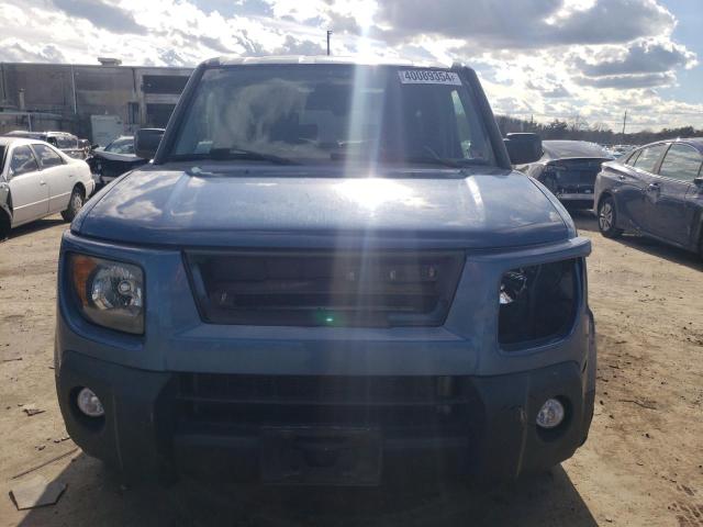 5J6YH28798L018056 - 2008 HONDA ELEMENT EX BLUE photo 5