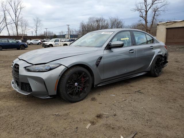 WBS43AY01NFN03780 - 2022 BMW M3 COMPETITION GRAY photo 1