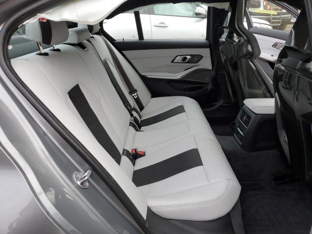 WBS43AY01NFN03780 - 2022 BMW M3 COMPETITION GRAY photo 10