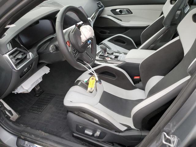 WBS43AY01NFN03780 - 2022 BMW M3 COMPETITION GRAY photo 7