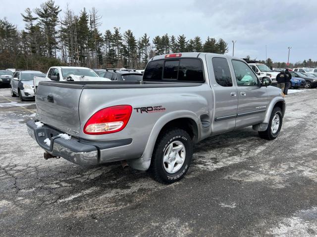 5TBBT44154S452189 - 2004 TOYOTA TUNDRA ACCESS CAB SR5 SILVER photo 4