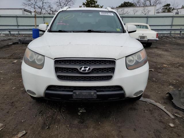 5NMSH73E37H048264 - 2007 HYUNDAI SANTA FE SE WHITE photo 5