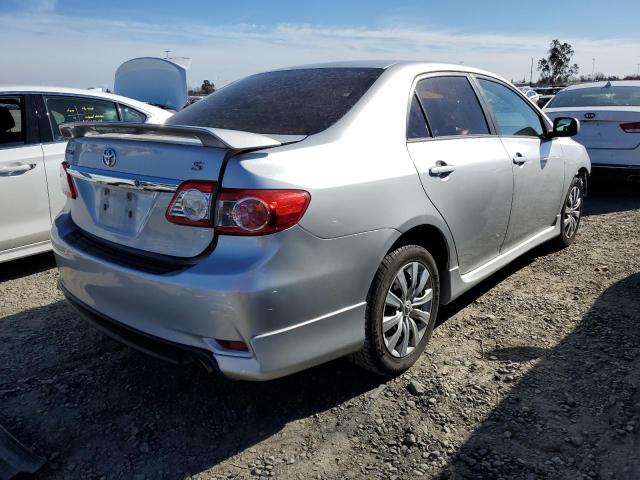 5YFBU4EE1DP207856 - 2013 TOYOTA COROLLA BASE SILVER photo 3