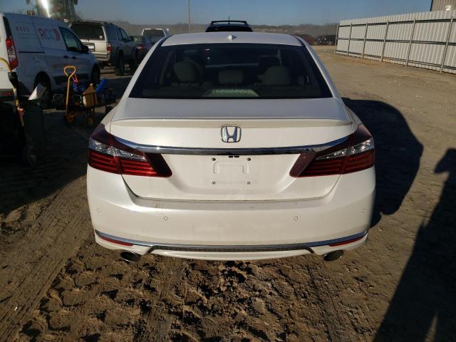 1HGCR3F96GA033424 - 2016 HONDA ACCORD TOURING WHITE photo 6