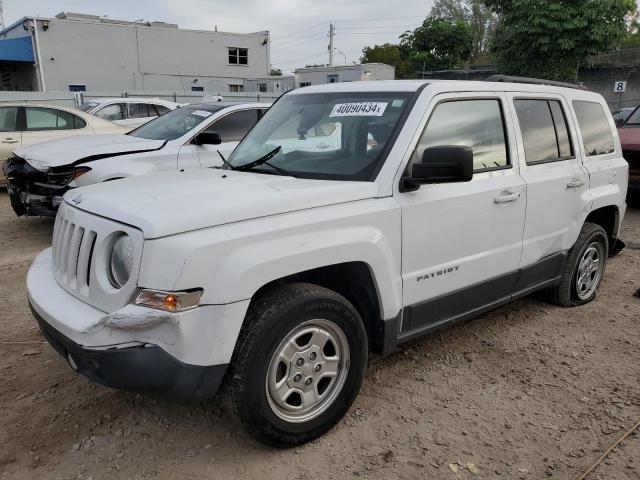 1C4NJPBA3GD628526 - 2016 JEEP PATRIOT SPORT WHITE photo 1