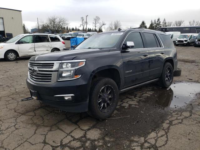 1GNSKCKC1FR158502 - 2015 CHEVROLET TAHOE K1500 LTZ BLACK photo 1