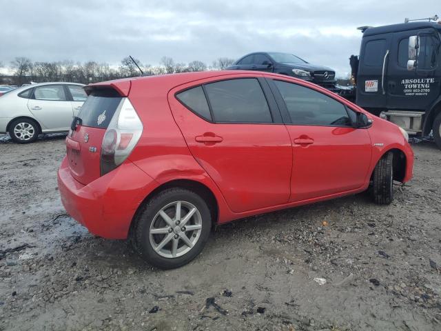 JTDKDTB39D1528531 - 2013 TOYOTA PRIUS C RED photo 3