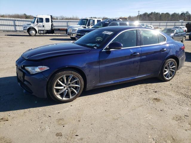 ZARFAEDN3H7555592 - 2017 ALFA ROMEO GIULIA Q4 BLUE photo 1