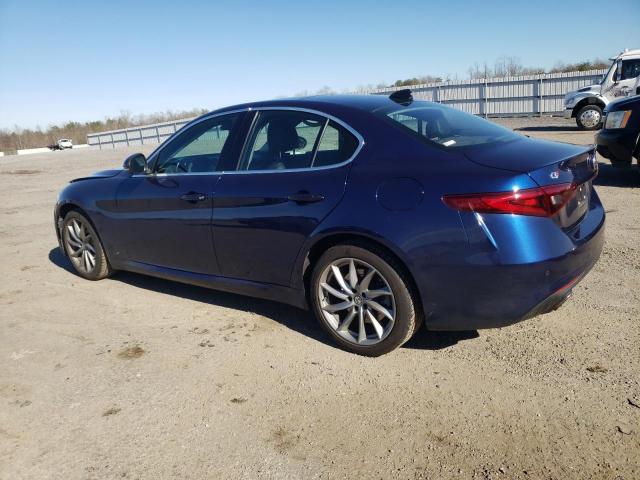 ZARFAEDN3H7555592 - 2017 ALFA ROMEO GIULIA Q4 BLUE photo 2