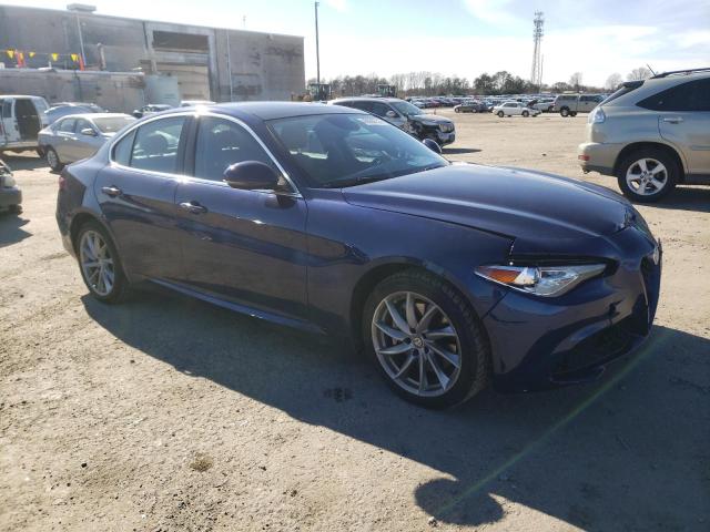 ZARFAEDN3H7555592 - 2017 ALFA ROMEO GIULIA Q4 BLUE photo 4