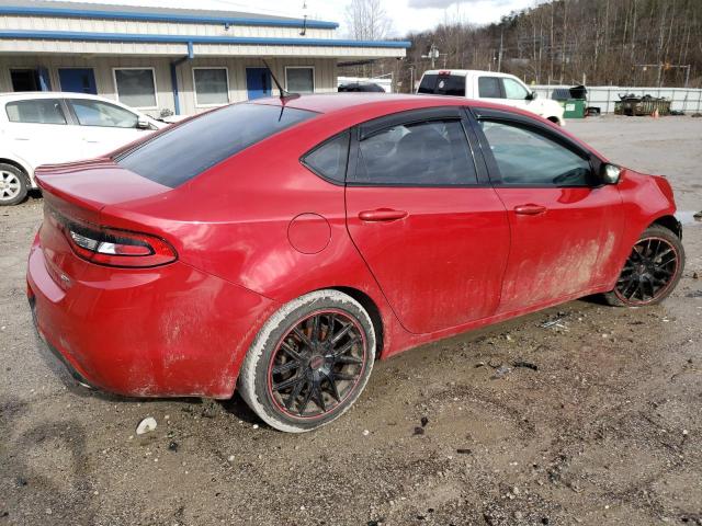 1C3CDFEB7ED798807 - 2014 DODGE DART GT RED photo 3