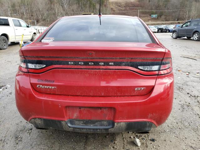 1C3CDFEB7ED798807 - 2014 DODGE DART GT RED photo 6