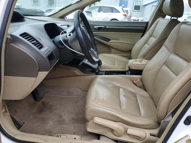 2HGFA16998H506924 - 2008 HONDA CIVIC EXL თეთრი ფოტო 7
