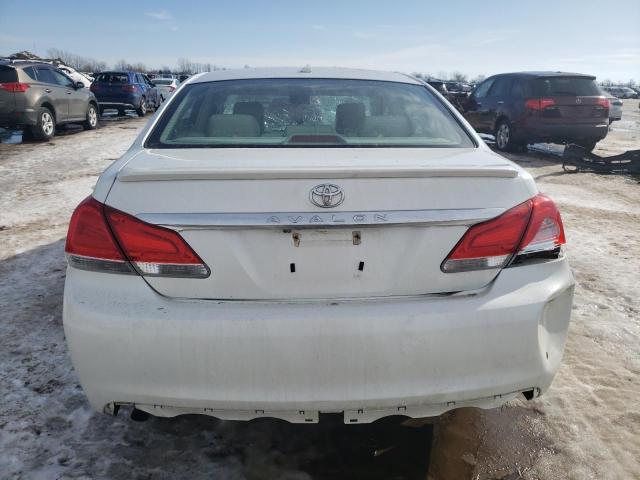 4T1BK3DB2CU457062 - 2012 TOYOTA AVALON BASE WHITE photo 6